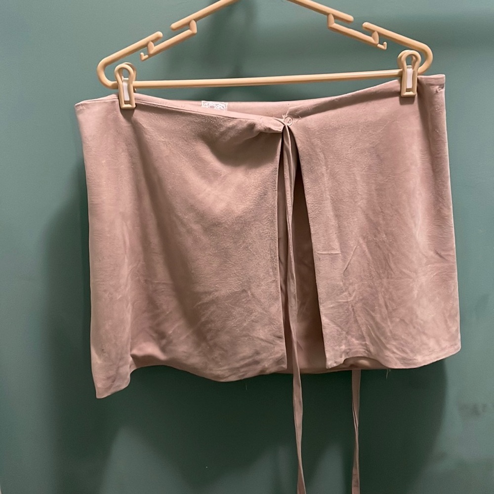 Pink Wrap Around Skirt